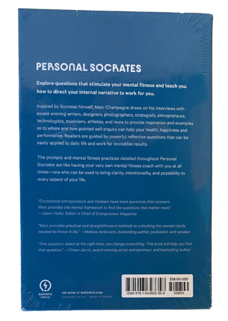 New PERSONAL SOCRATES Marc Champagne 1ST EDITION HARDCOVER 2021 Mental Fitness