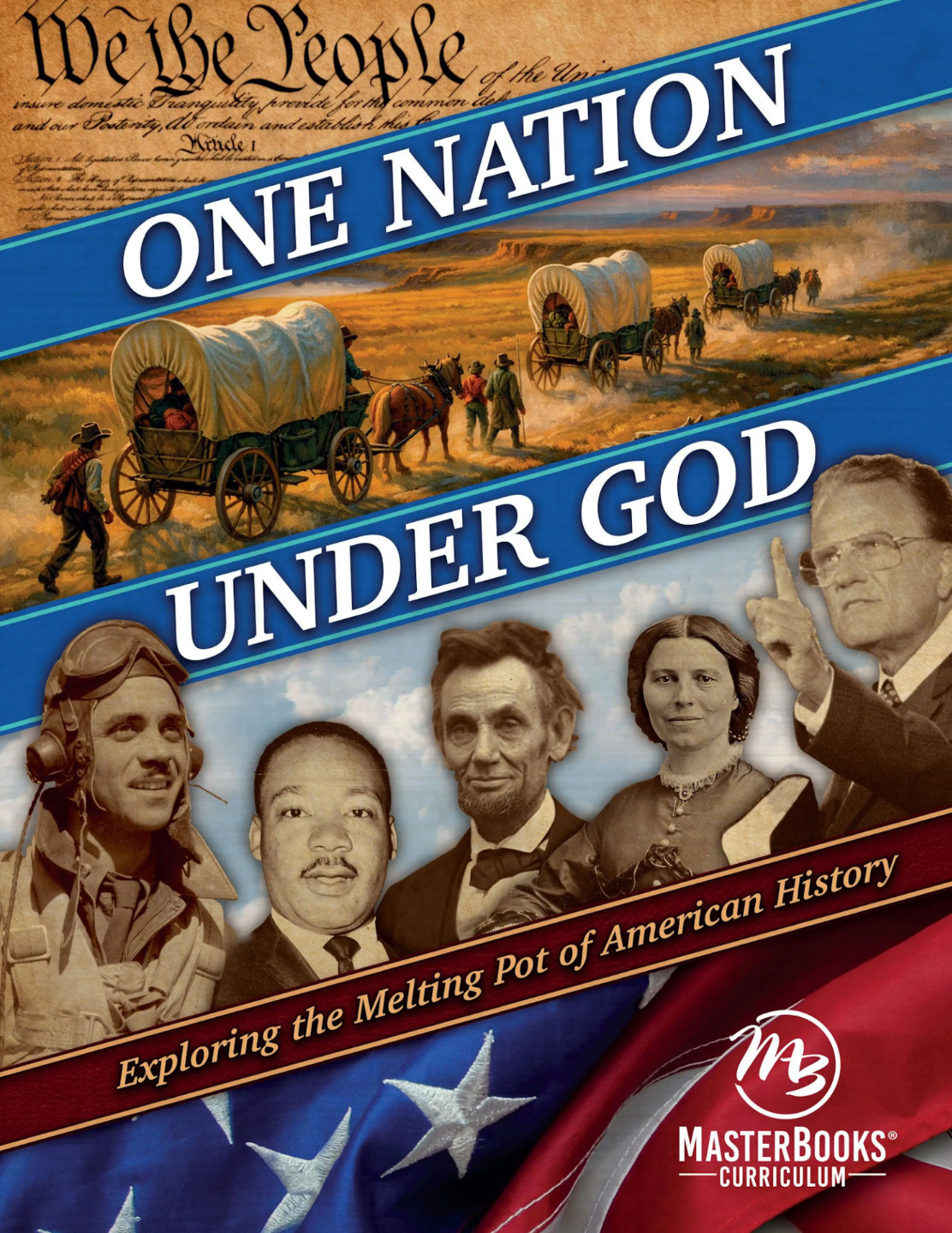 New Master Books ONE NATION UNDER GOD Curriculum Set Homeschool History Gr 9-12