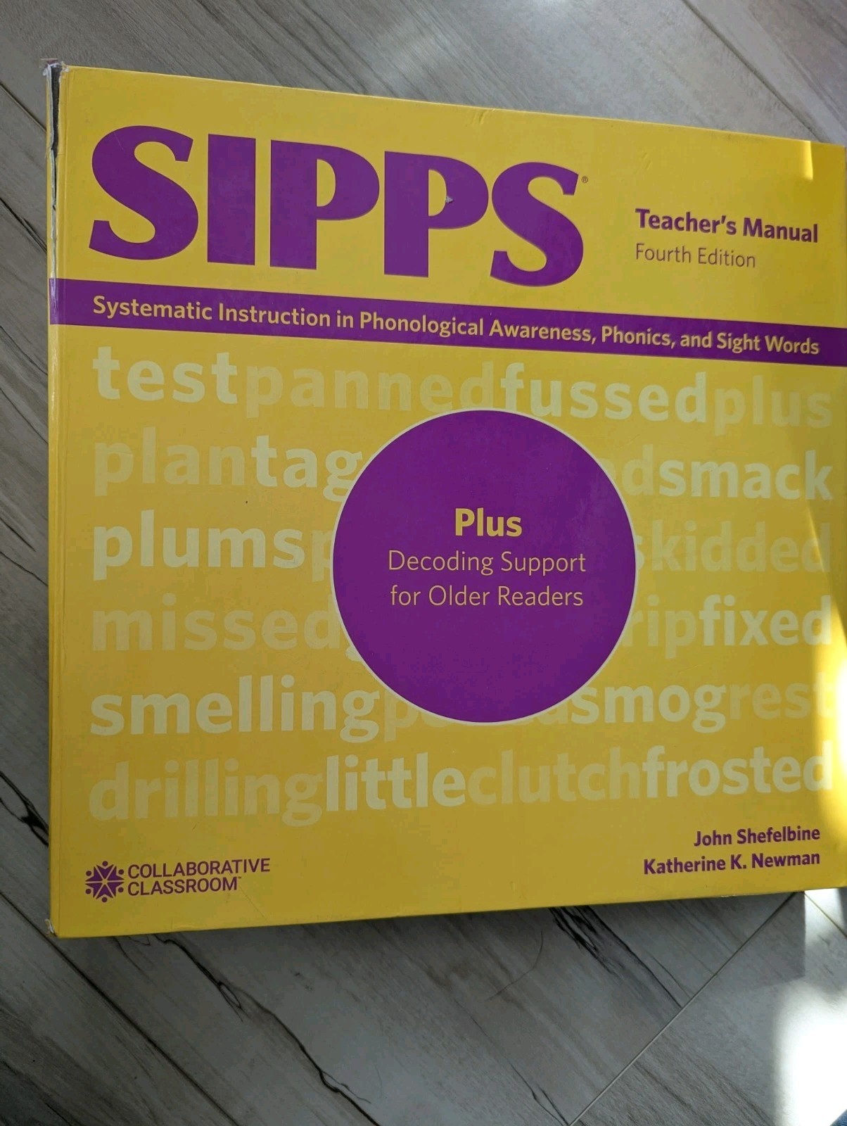 Sipps Teacher’s Manual Plus Decoding Support For Older Readers Fourth Edition