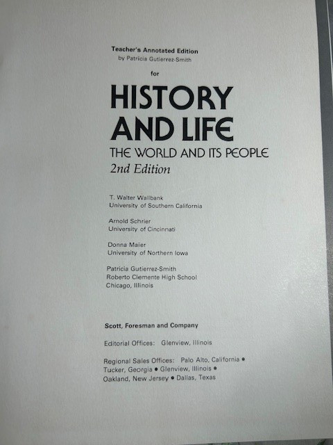 History and Life, The World and Its People, Teachers Annotated Edition 2nd