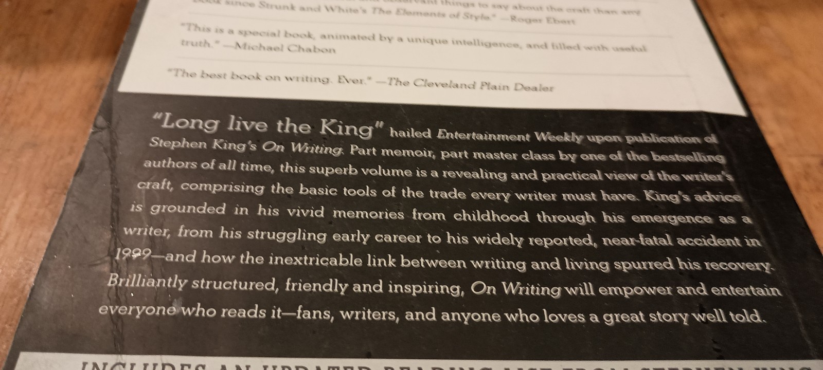 On Writing: 10th Anniversary Edition: A Memoir of the Craft by Stephen King
