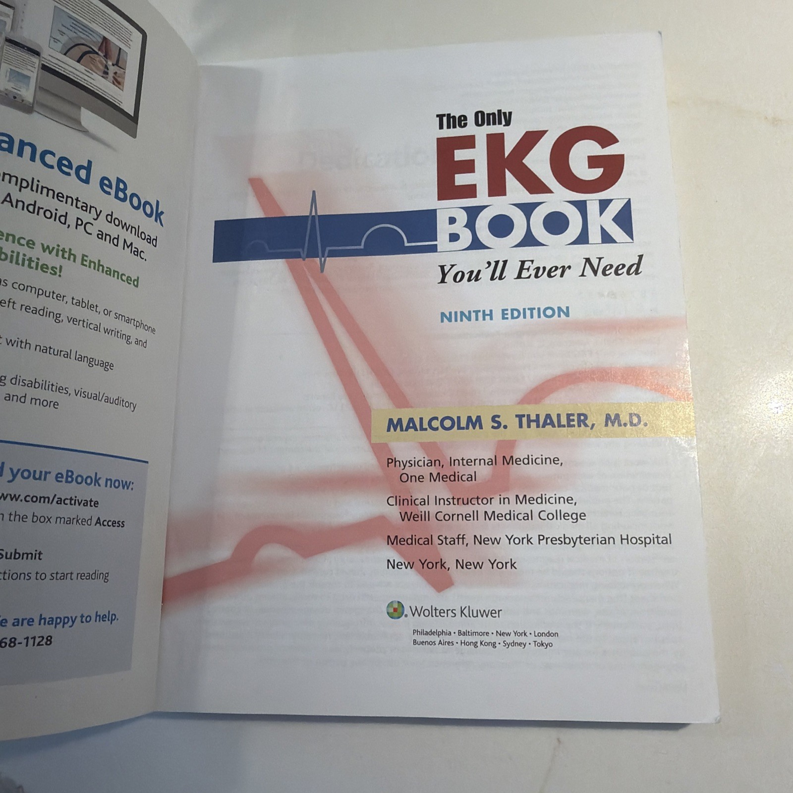 The Only EKG Book You’ll Ever Need Paperback By Thaler MD, Dr. Malcolm Excellent