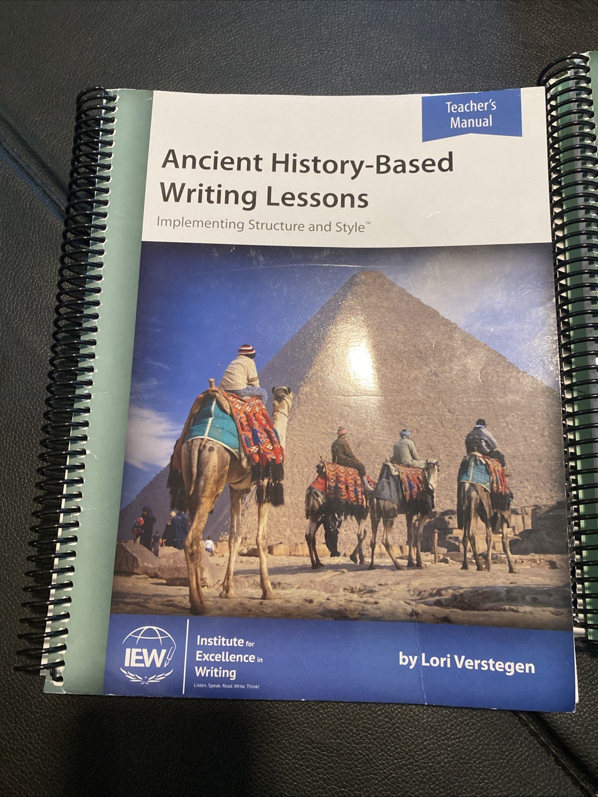 IEW Ancient History Based Writing Lessons Teachers Manual Spiralbound Book