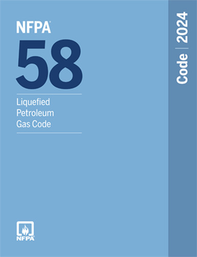 NFPA 58 Liquefied Petroleum Gas Code 2024 Edition Paperback USA STOCK