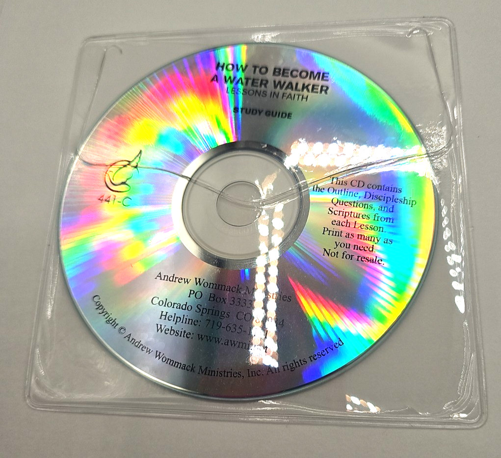 How To Become A Water Walker Study Guide Andrew Wommack Spiralbound With CD