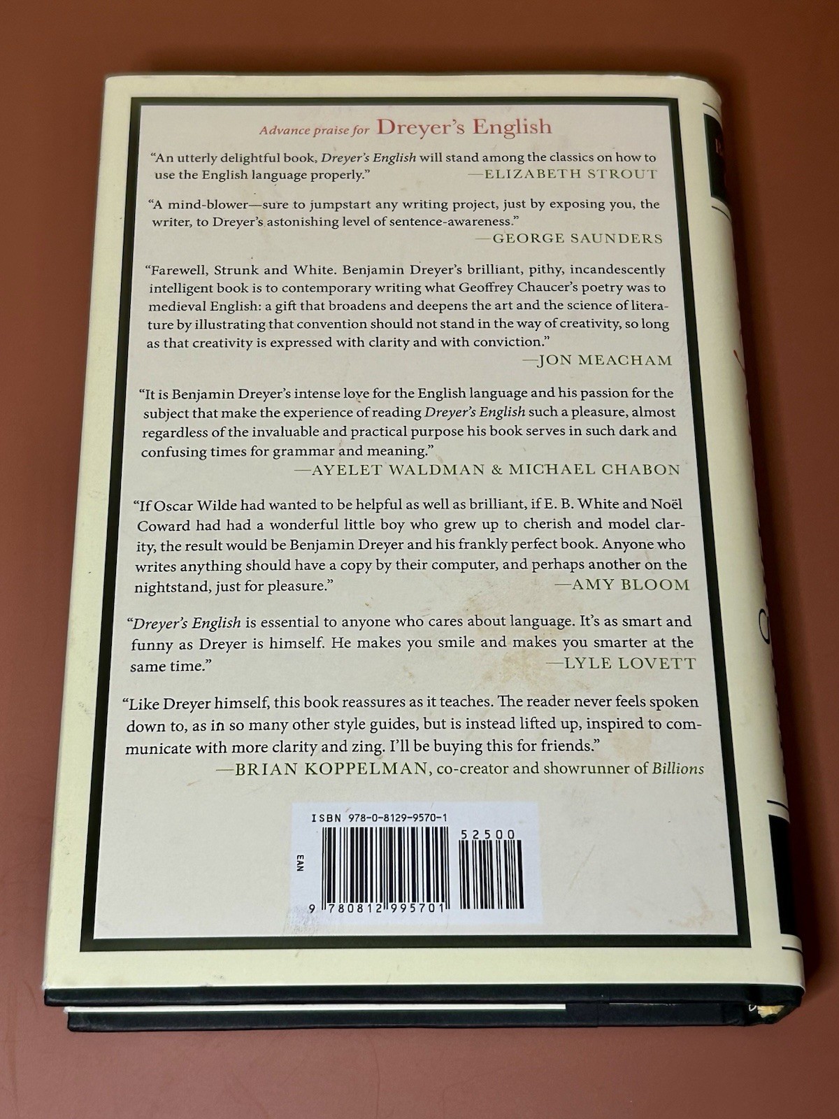 DREYER’S ENGLISH / BENJAMIN DREYER / 1ST EDITION 4TH PRINT HCDJ / STYLE GUIDE