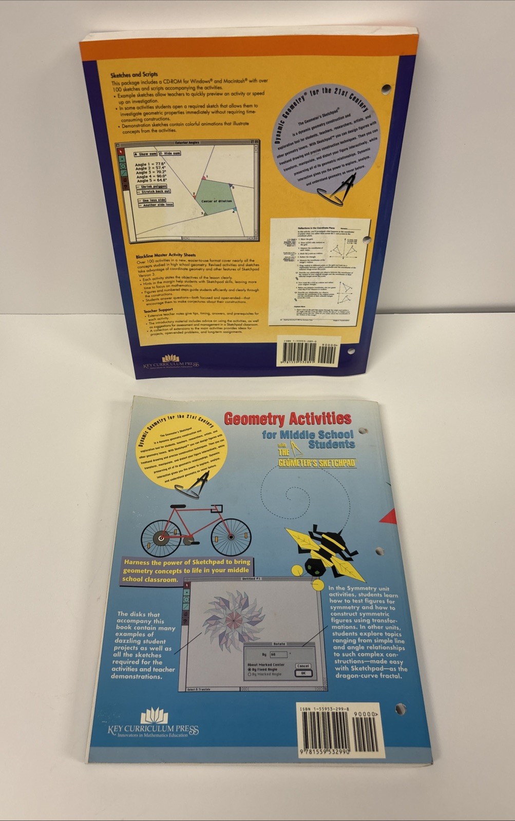 Key Curriculum Press “Exploring Geometry” And “Geometry Activities” Course Books