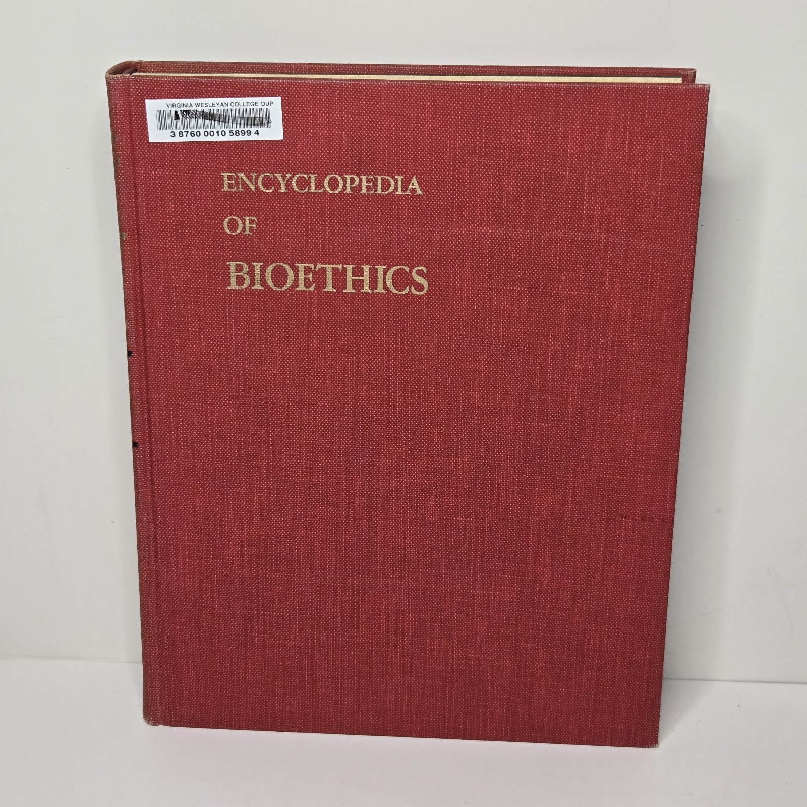 Encyclopedia Of Bioethics, Vol. 2 Faith To Medical, 1978 1st Printing Ex-Library