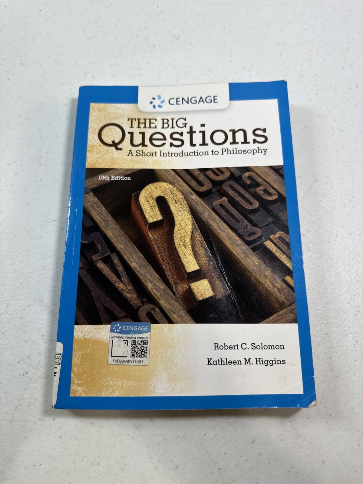The Big Questions: A Short – Paperback, by Solomon Robert; Higgins – Good