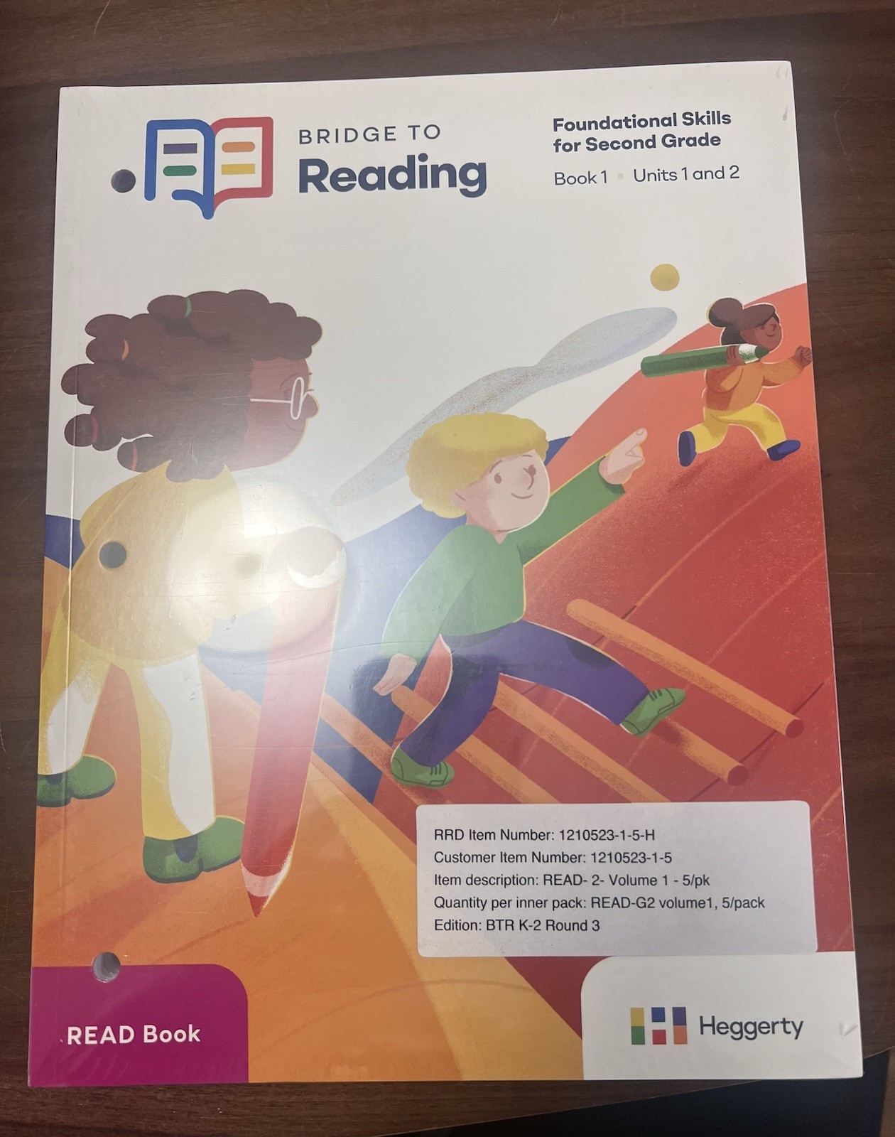 Heggerty, Bridge To Reading ,Read Book 1, Units 1-2, Second Grade( 5 Pack)