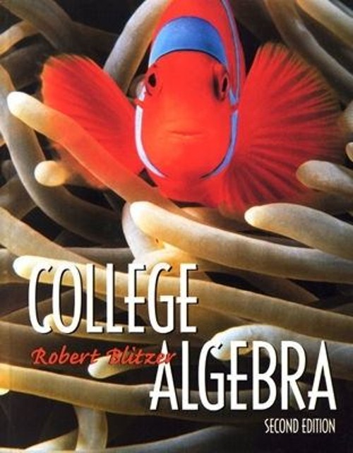 College Algebra Hardcover Robert Blitzer