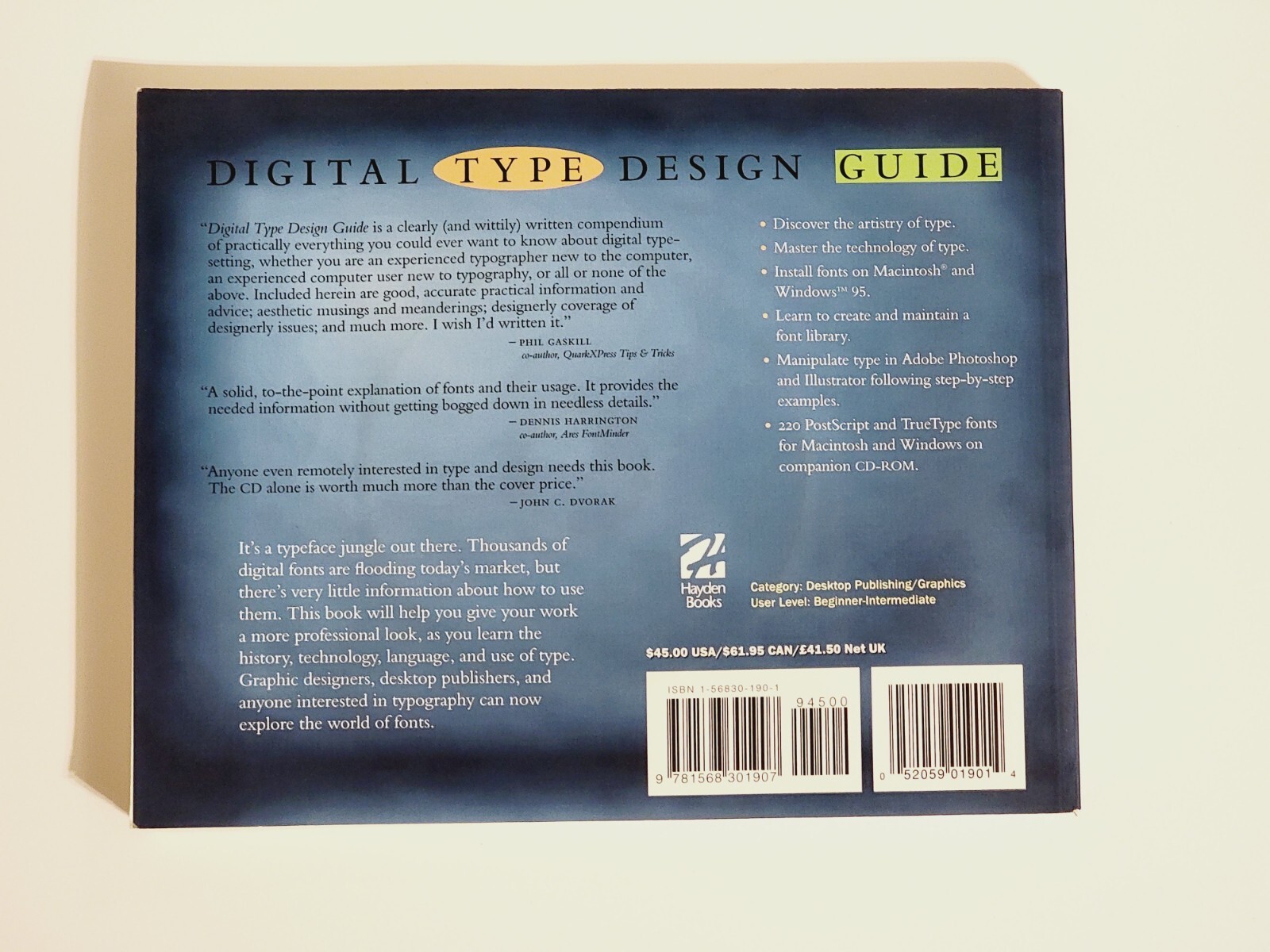 Digital Type Design Guide:Page Designer’s Guide… Companion CD Included