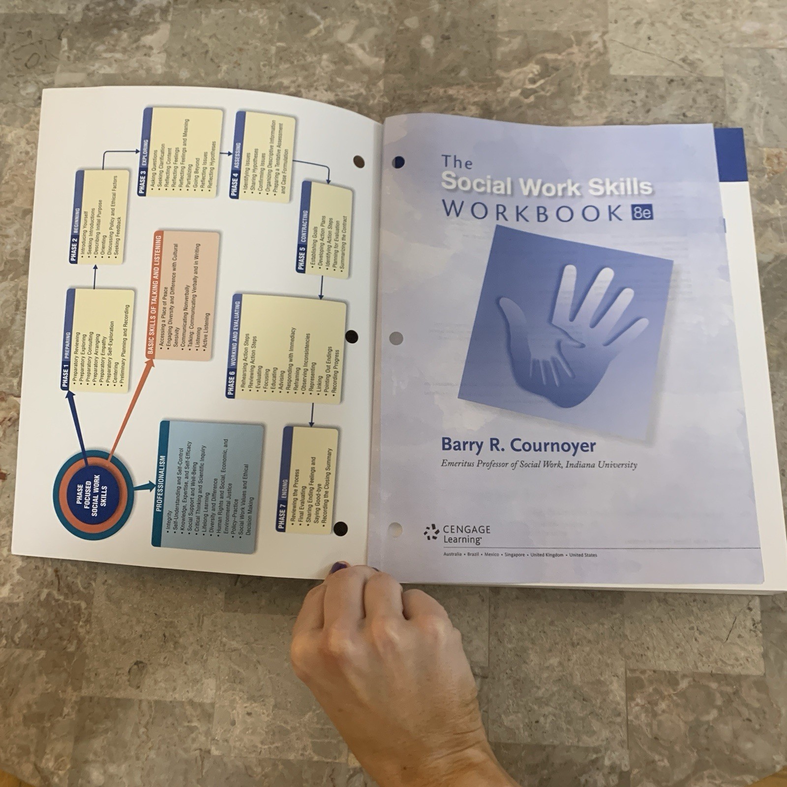 The Social Work Skills Workbook 8e Textbook Book Barry R. Cournoyer 2016 2017 PB