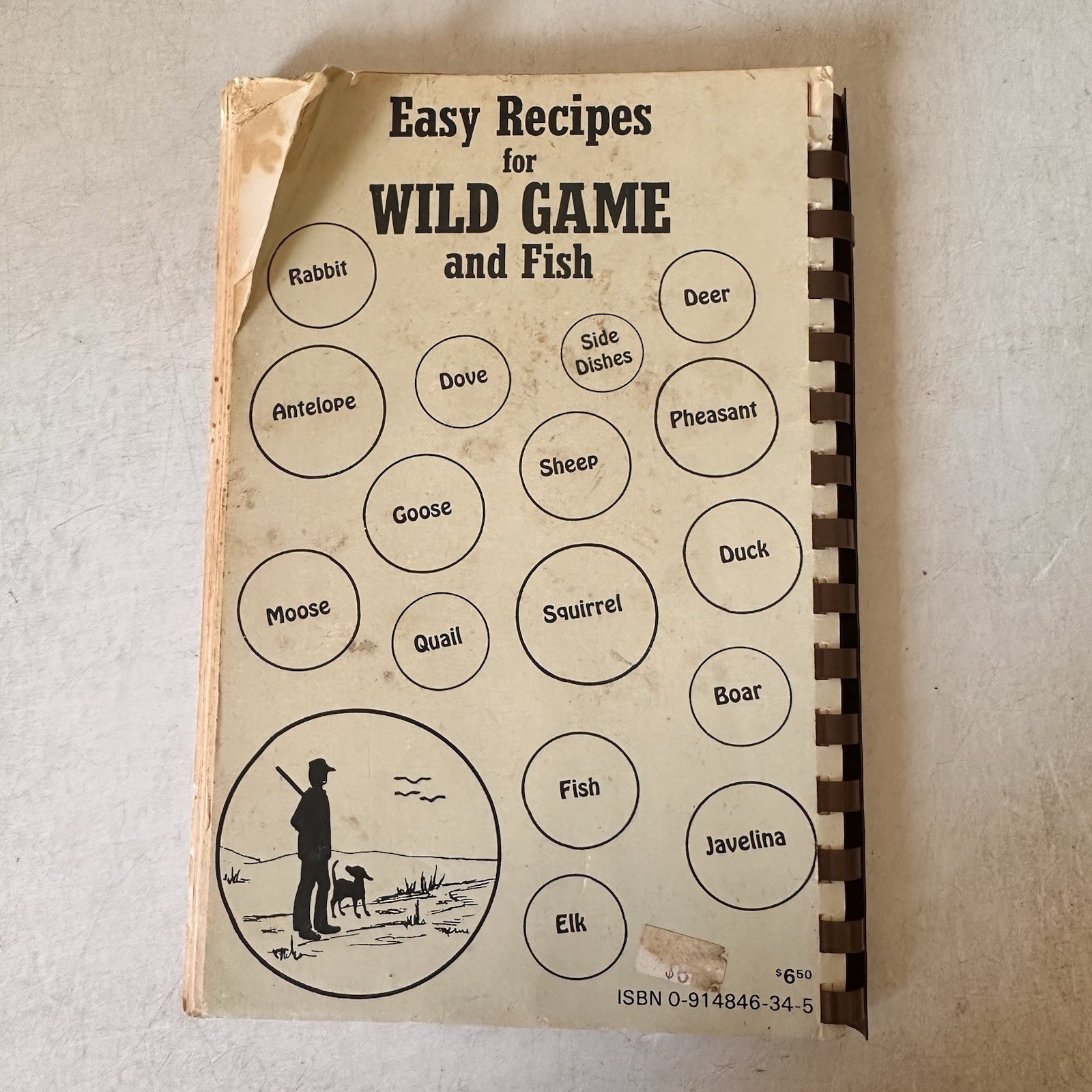 Easy Recipes for Wild Game Fish Cookbook – Plastic Comb By Ferne Holmes – GOOD