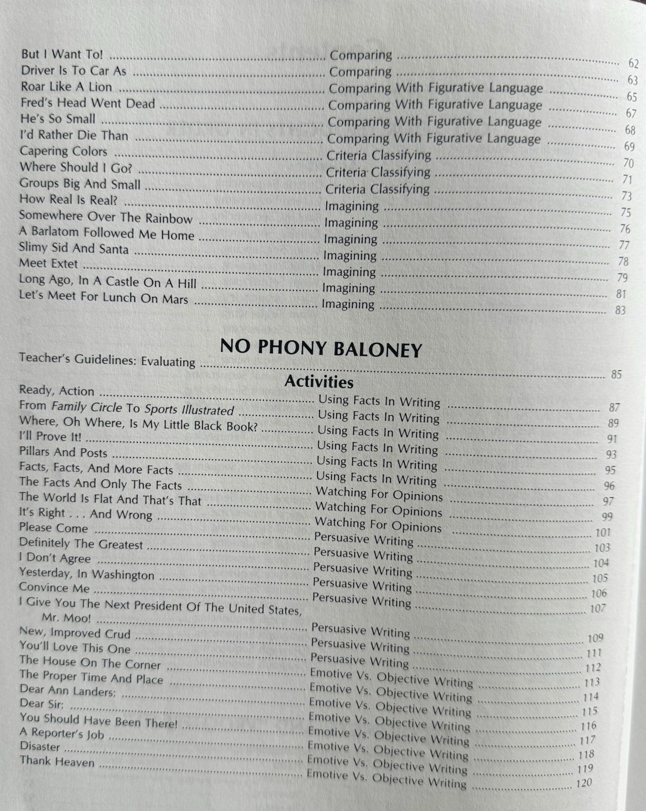 Middle School Reading Comprehension & Writing