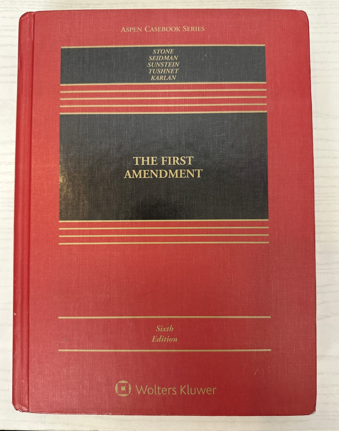 The First Amendment (6th Edition) Acceptable Condition + Unused Access Code