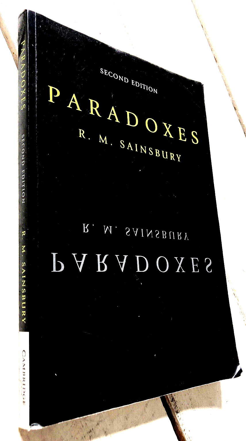 Paradoxes by R. M. Sainsbury Best seller Paperback
