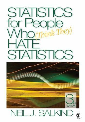 Statistics for People Who (Think They) Hate Statistics Salkind, Neil J. paperba