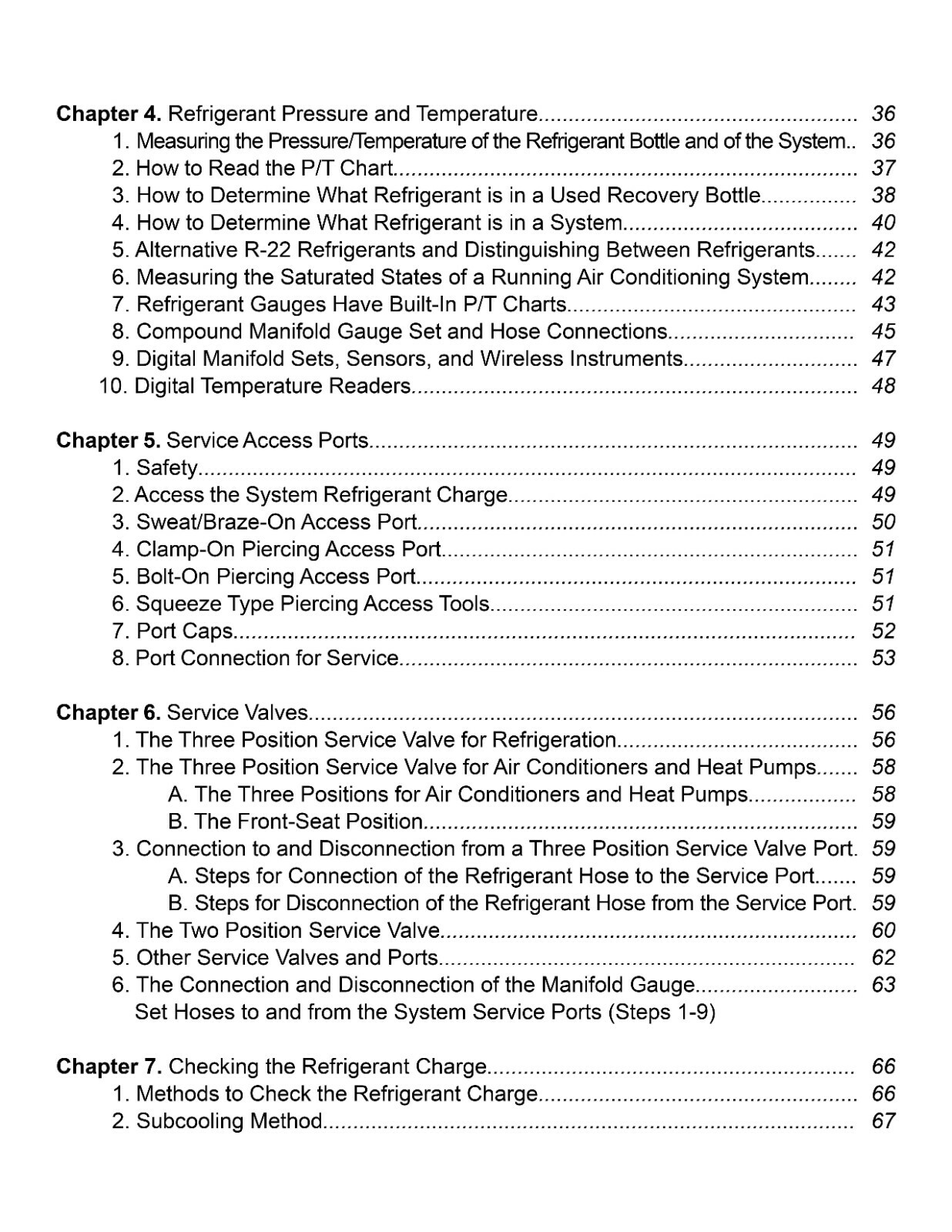 Refrigerant Charging and Service Procedures for Air Conditioning by Craig…