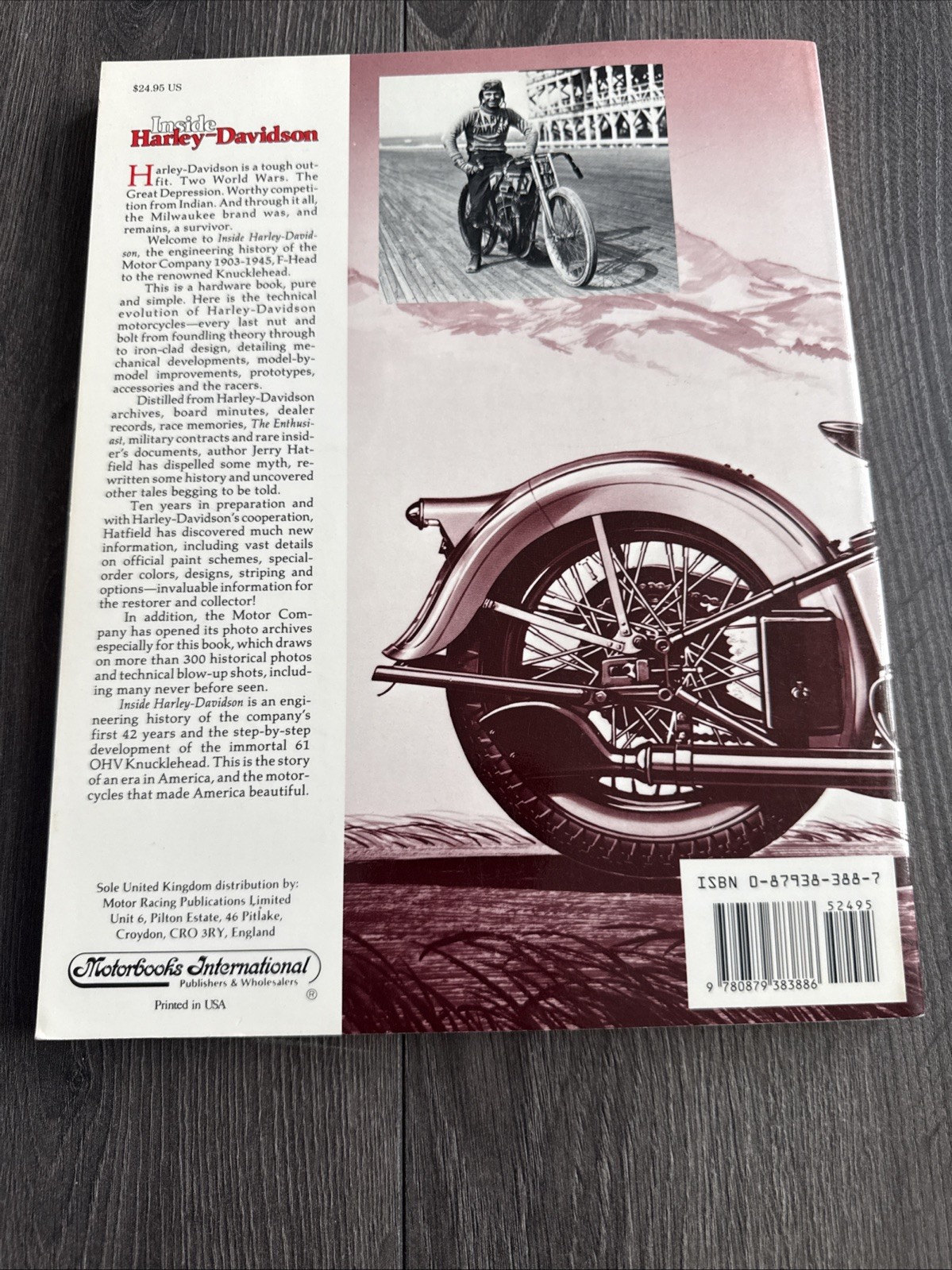 Inside Harley-Davidson, 1903-1945 by Jerry Hatfield TPB 1990