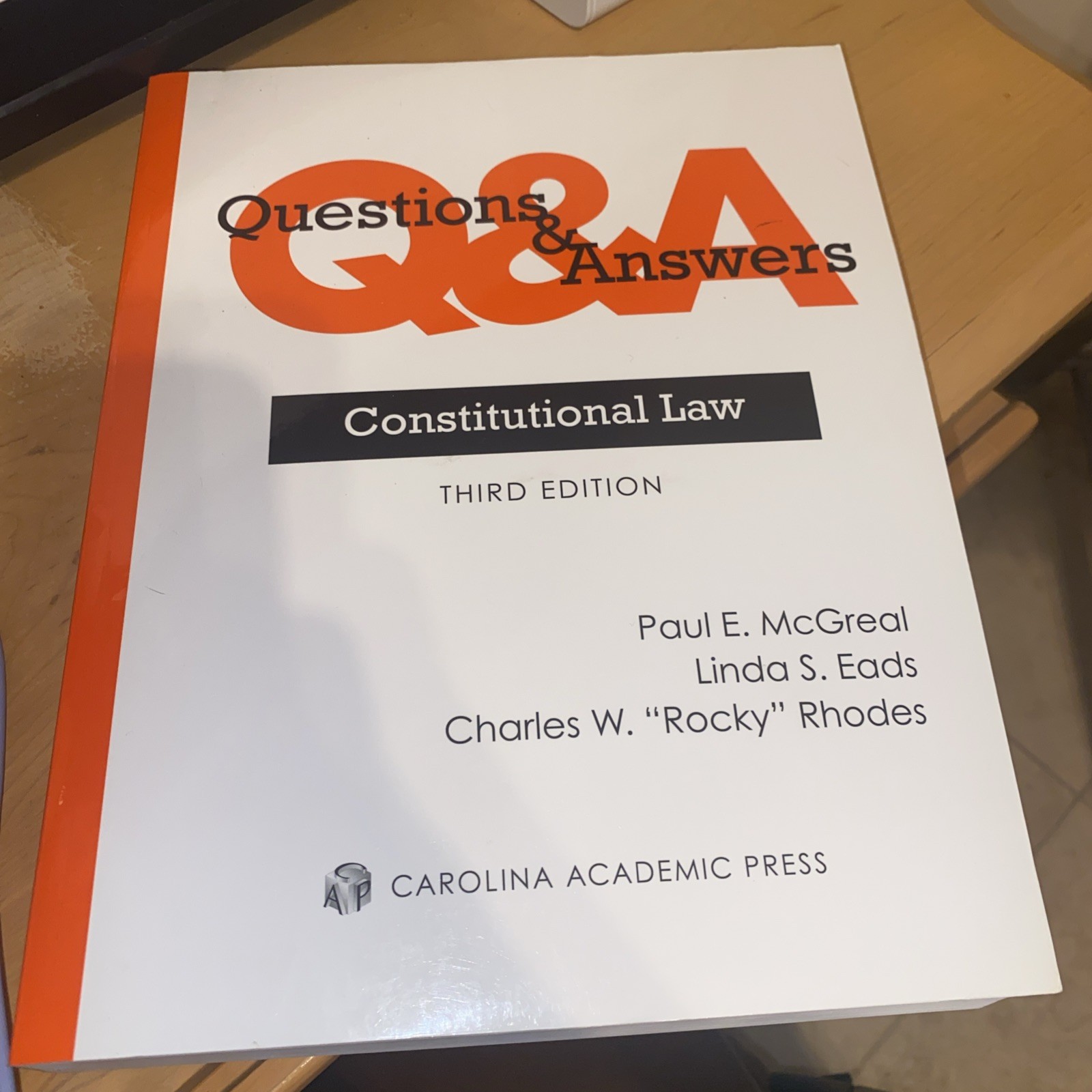 Questions Answers Constitutional Law Third Edition Book Carolina Academic Press
