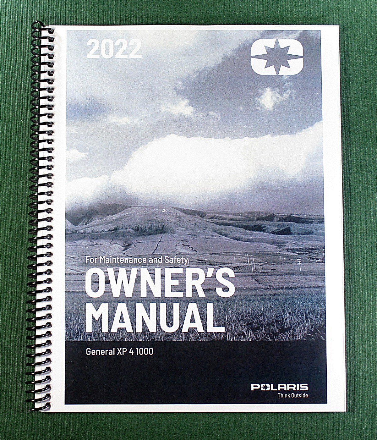 2022 Polaris General XP 4 1000 Owner’s Manual: Full Color & Protective Covers!