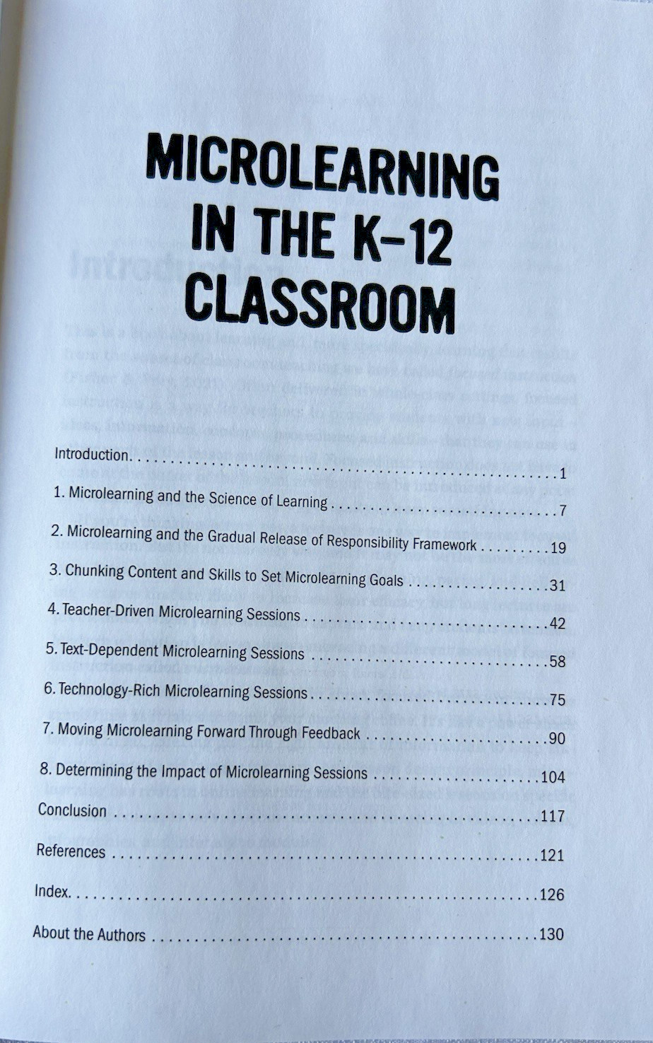 Microlearning in the K-12 Classroom: Short Bursts of Instruction for B Paperback