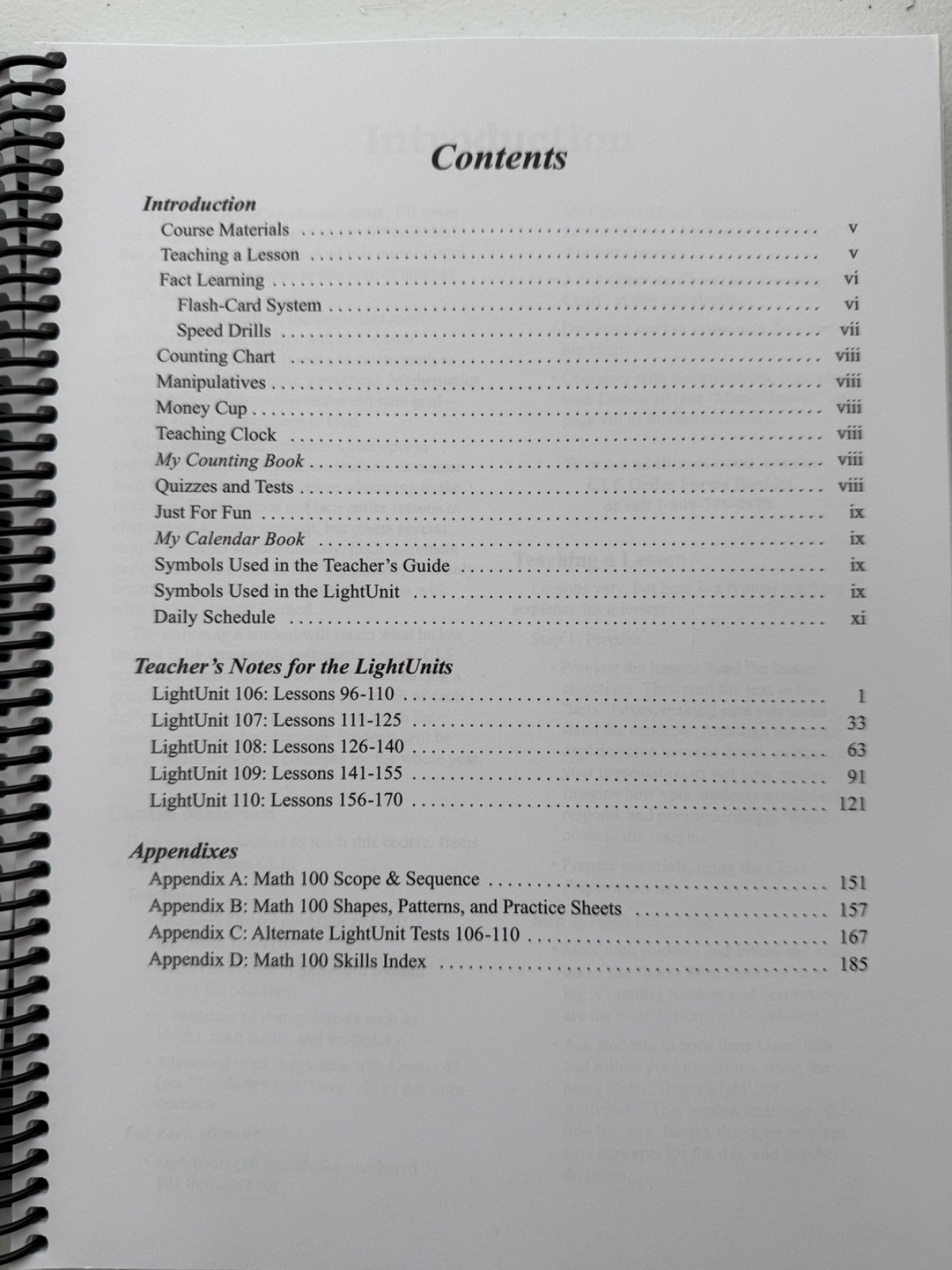 Christian Light Education – Mathematics 1 – Teachers Guides 101-105 & 106-110
