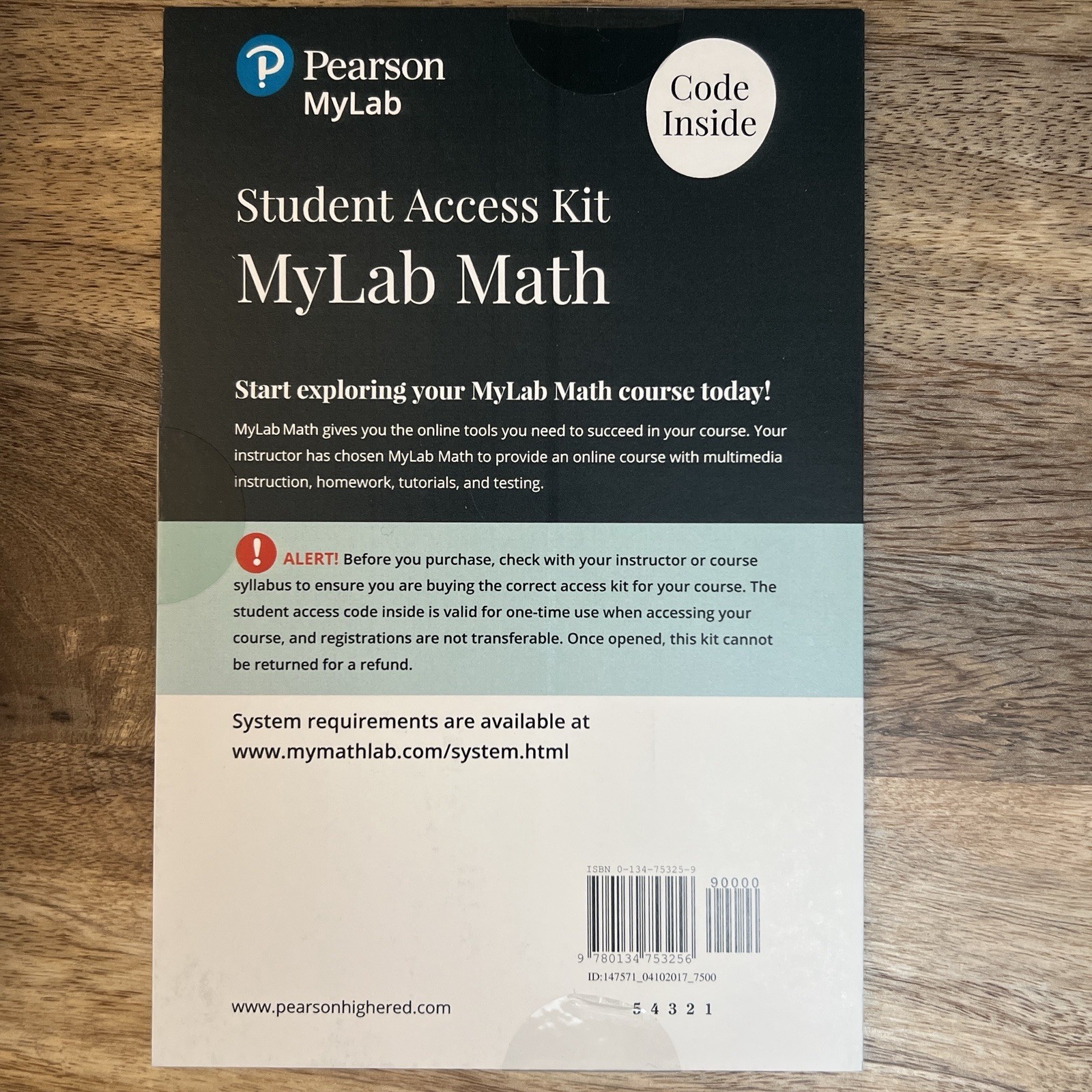 Intermediate Algebra 4th Edition Sullivan , Struve, W/ MyLab Math SEALED CODE