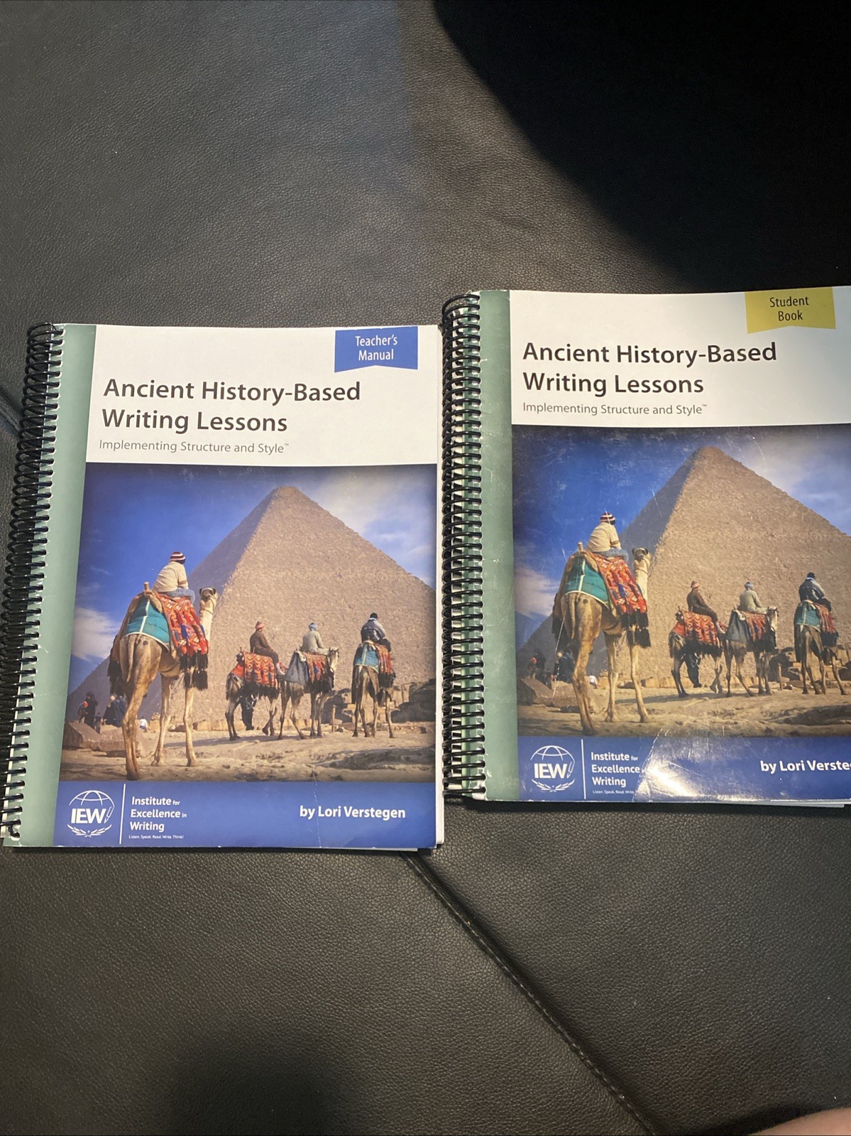 IEW Ancient History Based Writing Lessons Teachers Manual Spiralbound Book