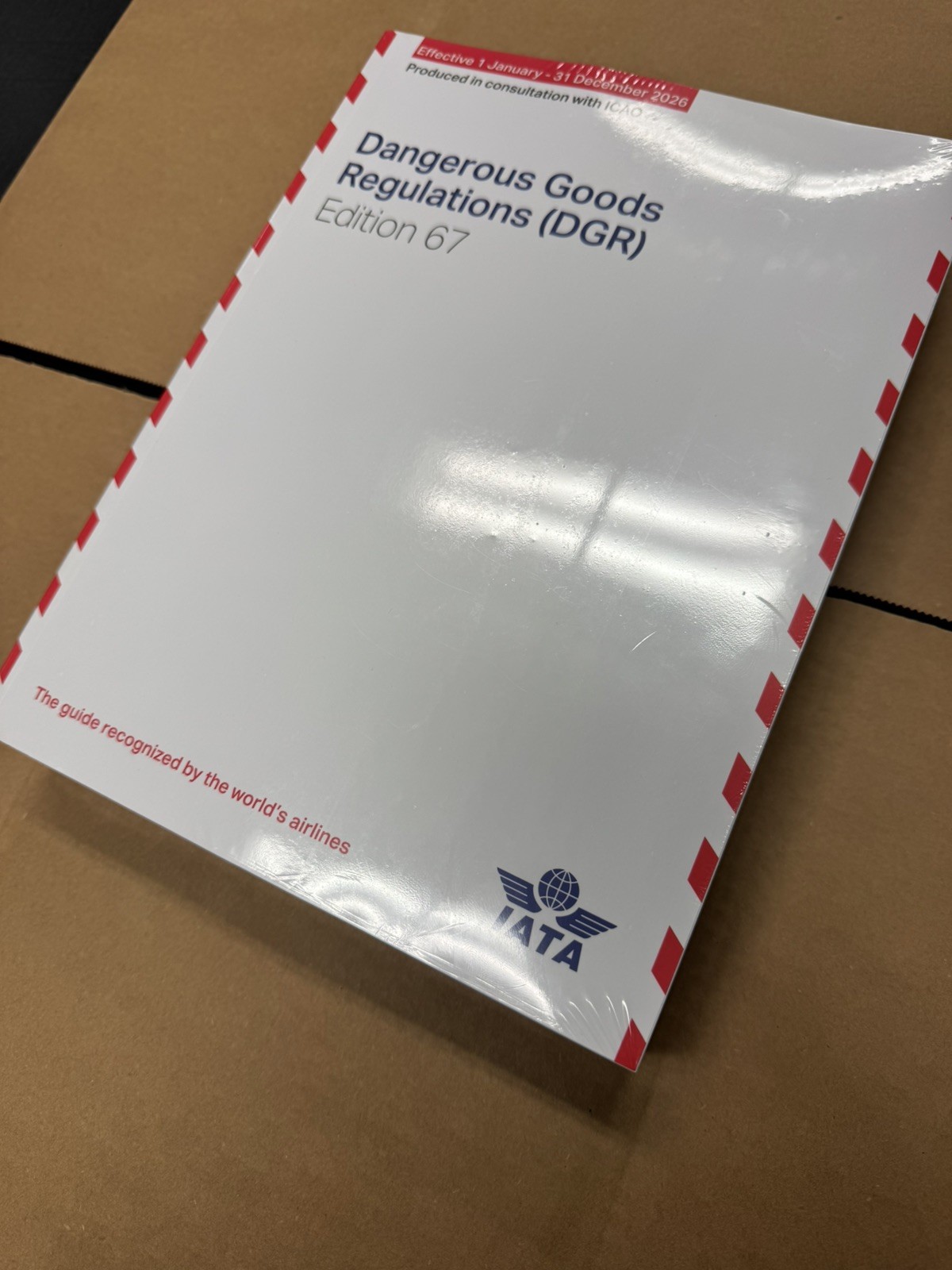 2026 67th Edition IATA DANGEROUS GOODS REGULATIONS (Perfect Bound) (English) DGR