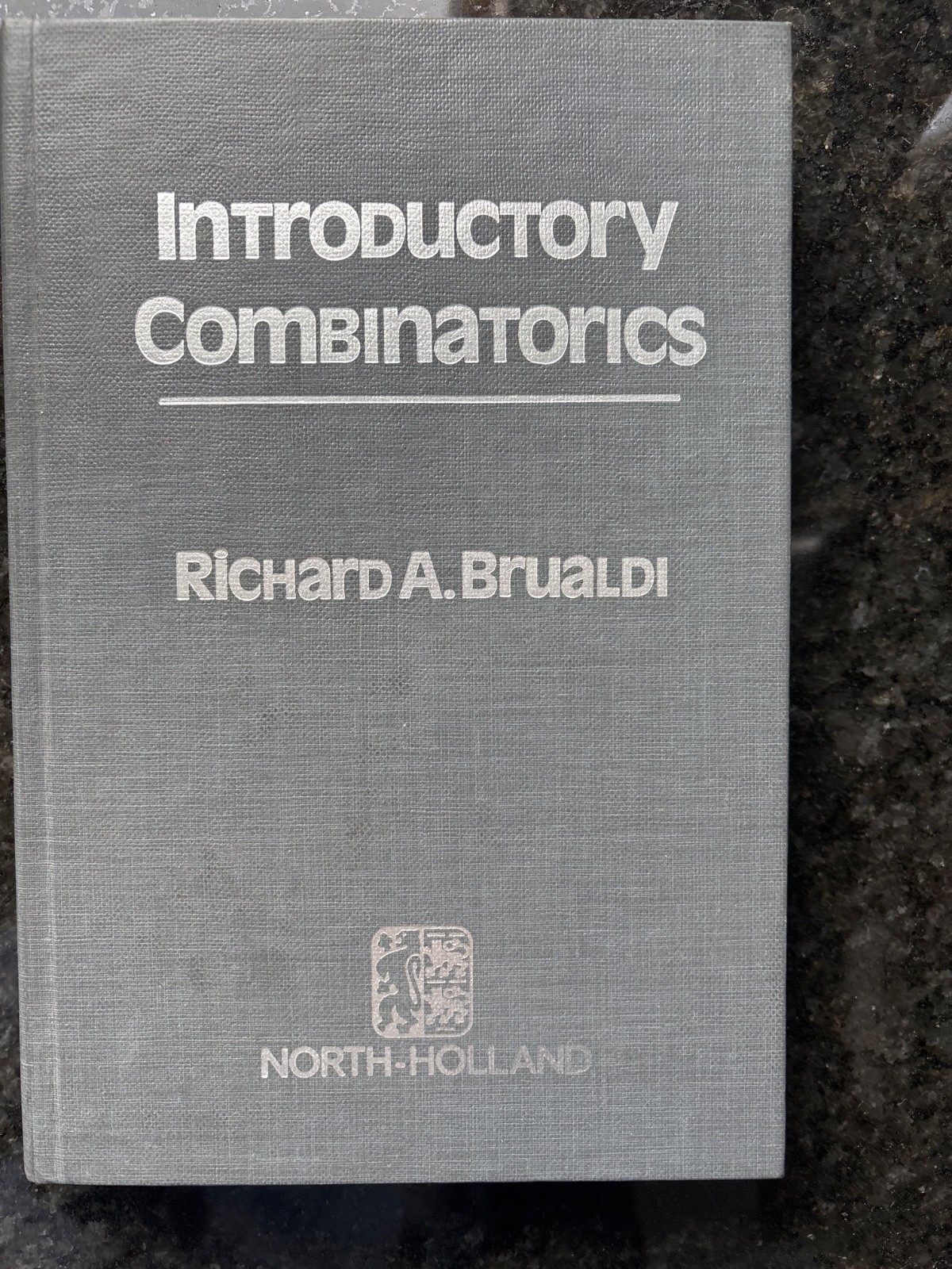 Introductory Combinatorics – Brualdi Richard – ‘77 Vintage Hardcover-hard to fi