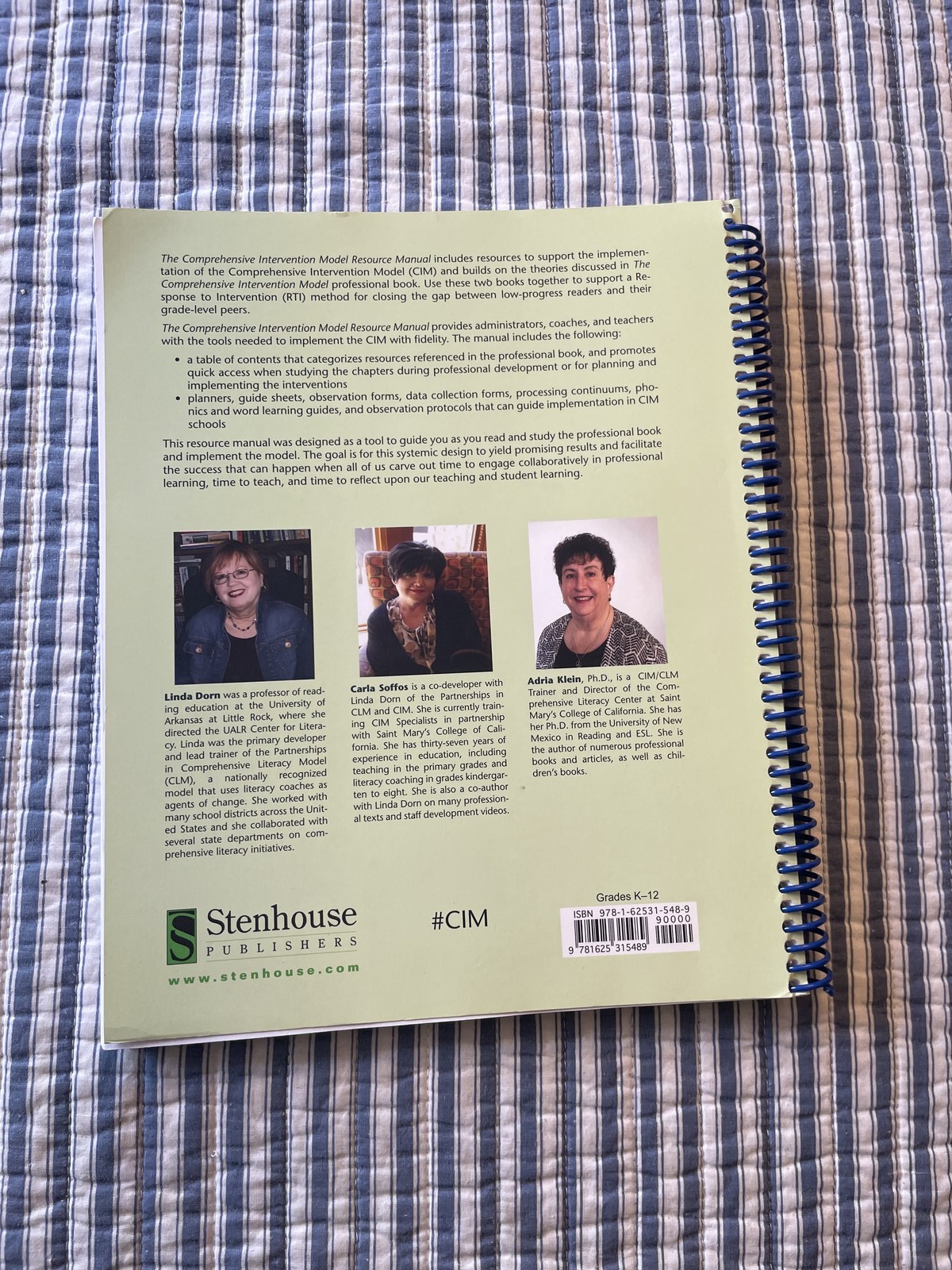 Comprehensive Intervention Model Resource Manual CIM K-12 Literacy Reading