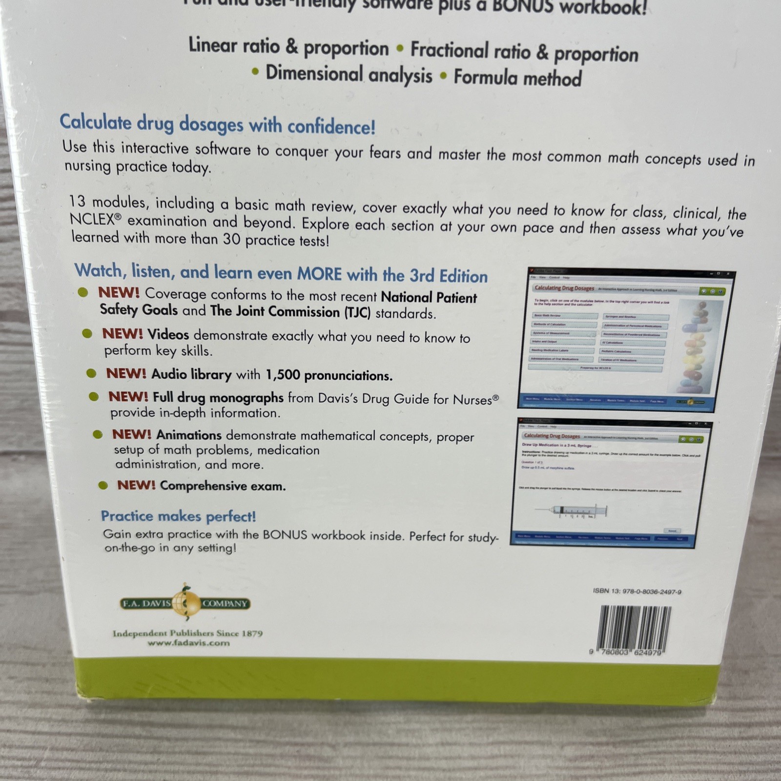 New Calculating Drug Dosages Interactive Approach to Learning Nursing Math 3rd E