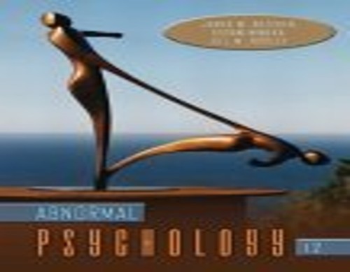 Abnormal Psychology: United St – VERY GOOD