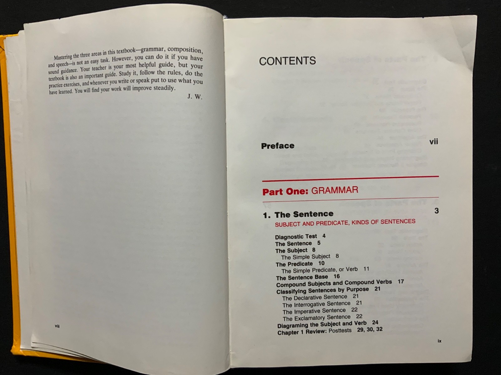 English Grammar and Composition Hardcover John E. Warriner