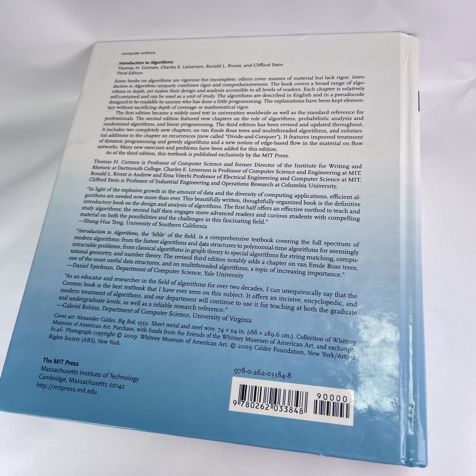 Introduction to Algorithms 3rd Third Edition HC Charles E. Leiserson, Thomas H