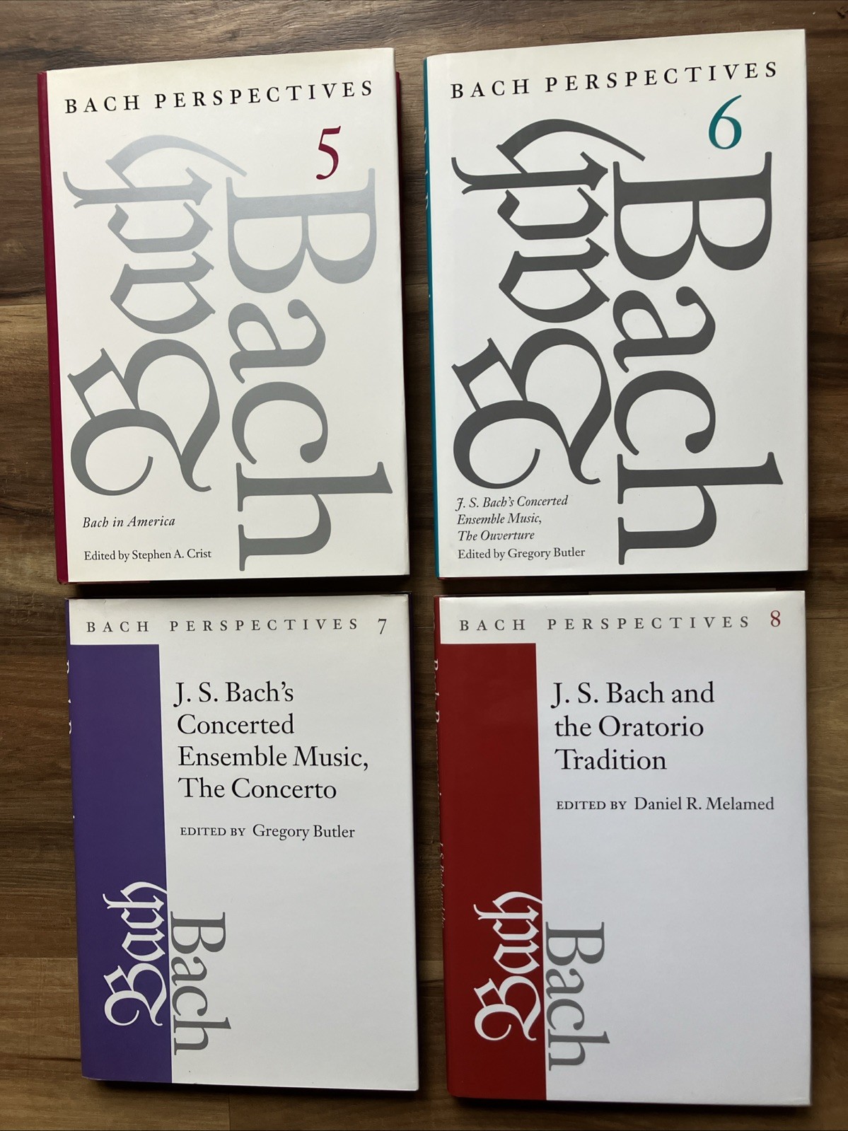 Bach Perspectives. Volume 5, 6, 7, 8. Very Good to Like New. FREE SHIPPING