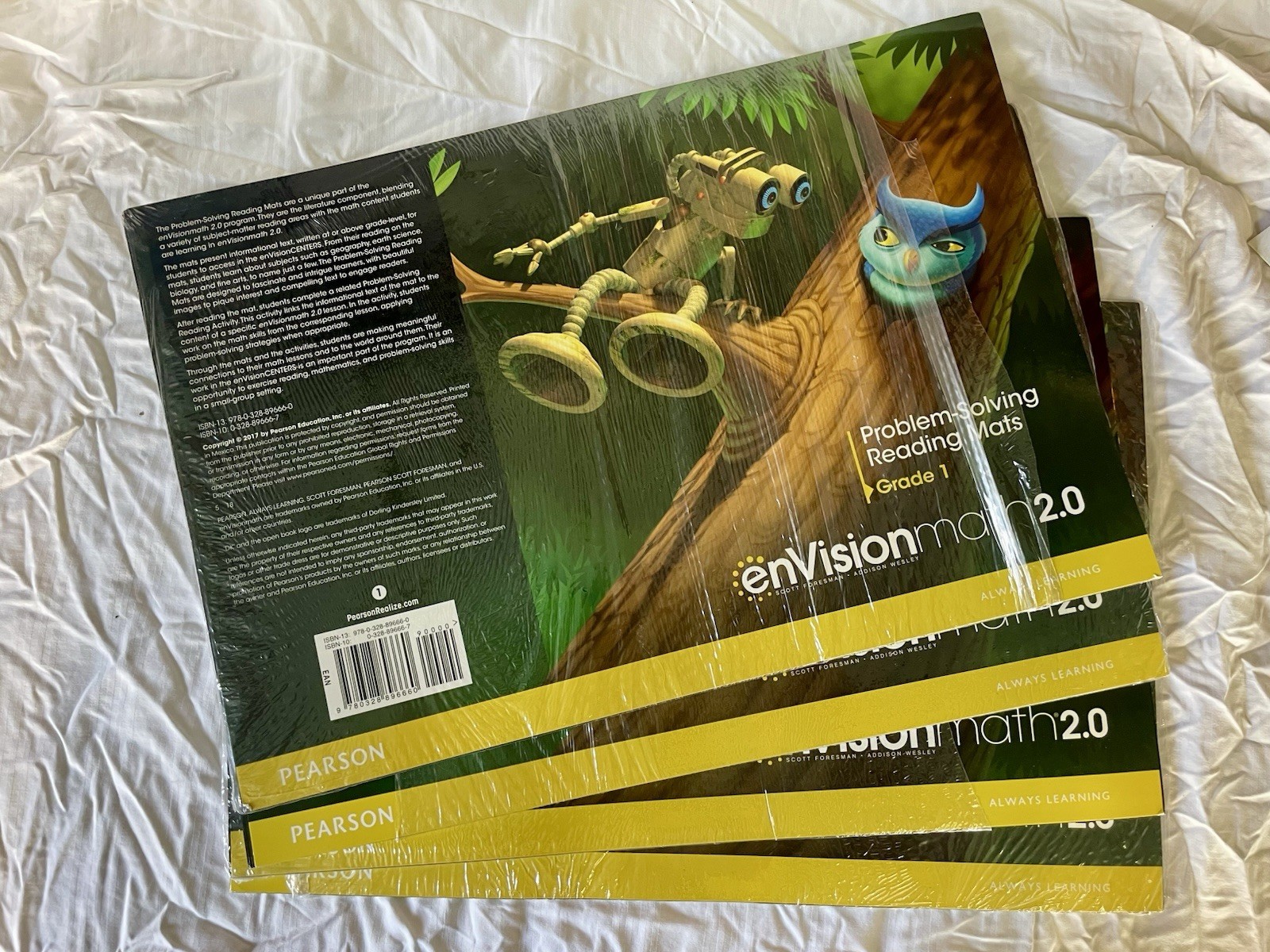 Various Envision Mathematics 2.0 Books/Material Unused Grade 1