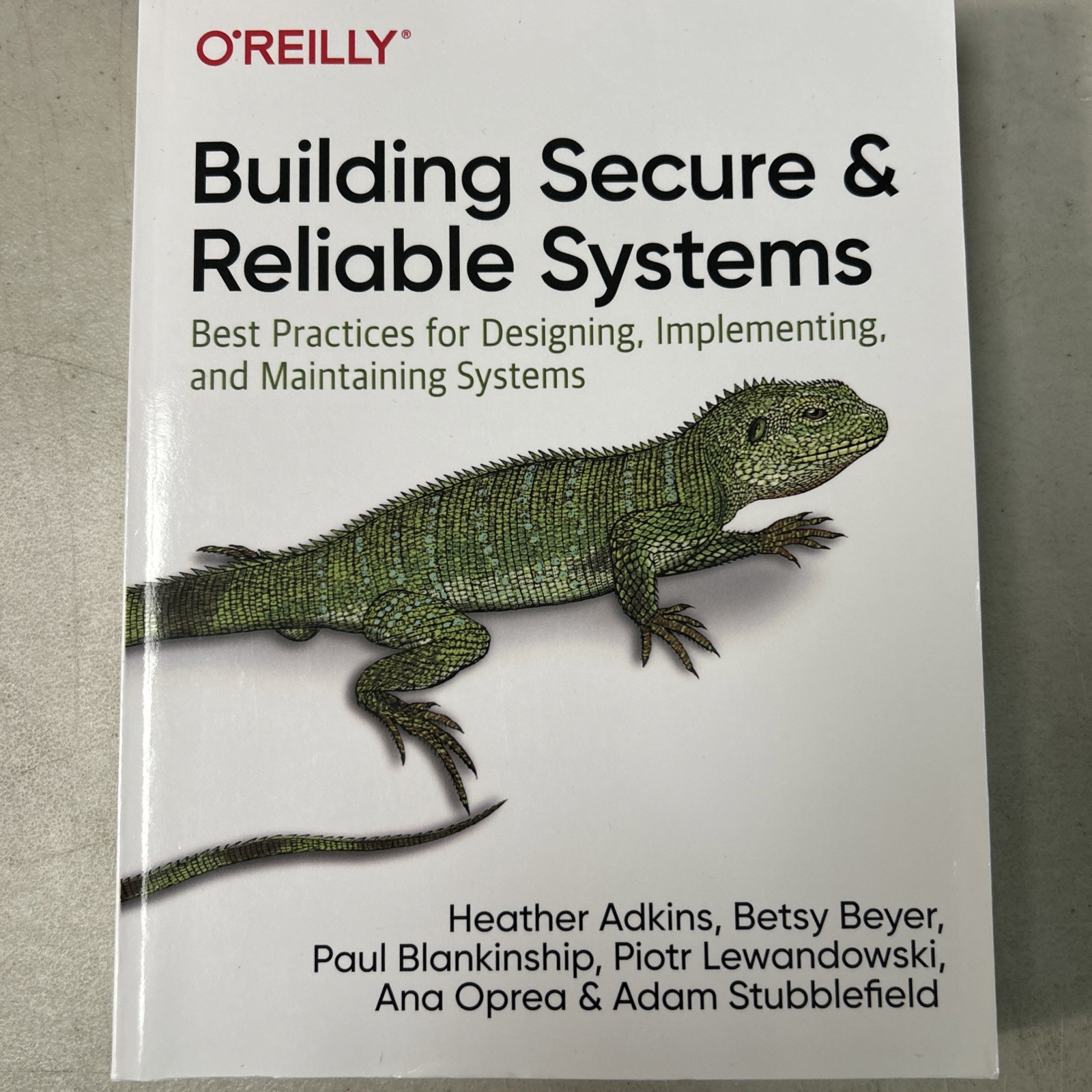 Building Secure and Reliable Systems
