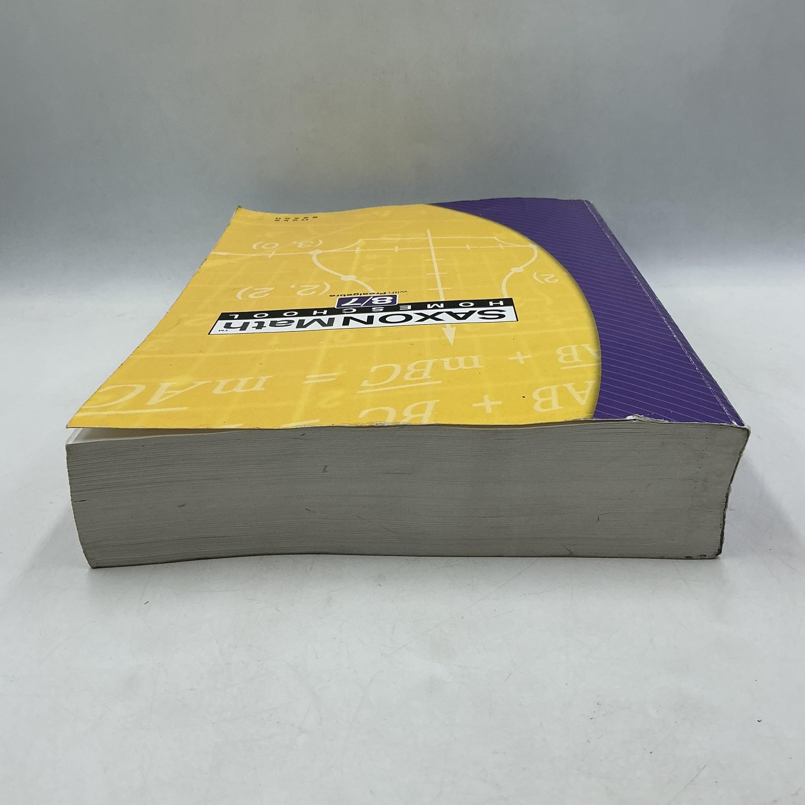 SAXONMath HOMESCHOOL 8/7 With Prealgebra By Hake & Saxon Paperback 2005