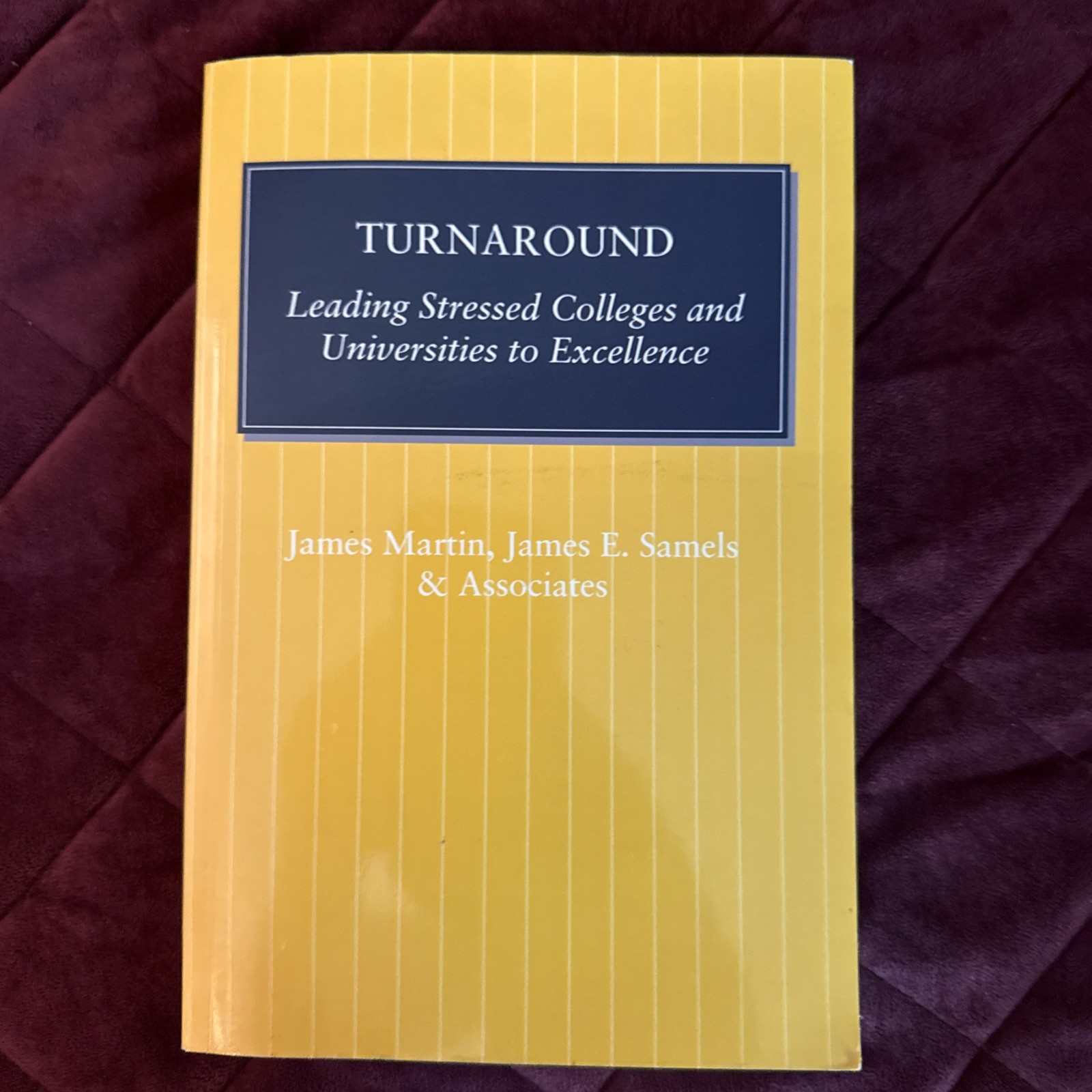 Turnaround : Leading Stressed Colleges and Universities to Excellence by…