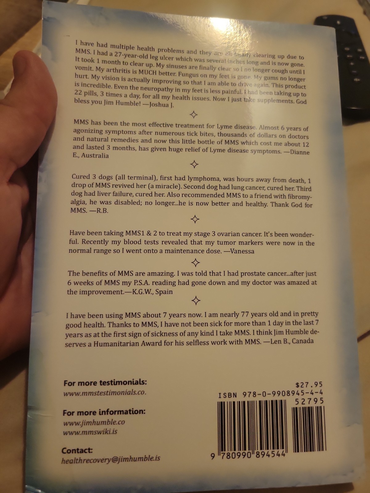 MMS Health Recovery Guidebook (Revised Edition) Jim Humble, Cari Lloyd (2019)