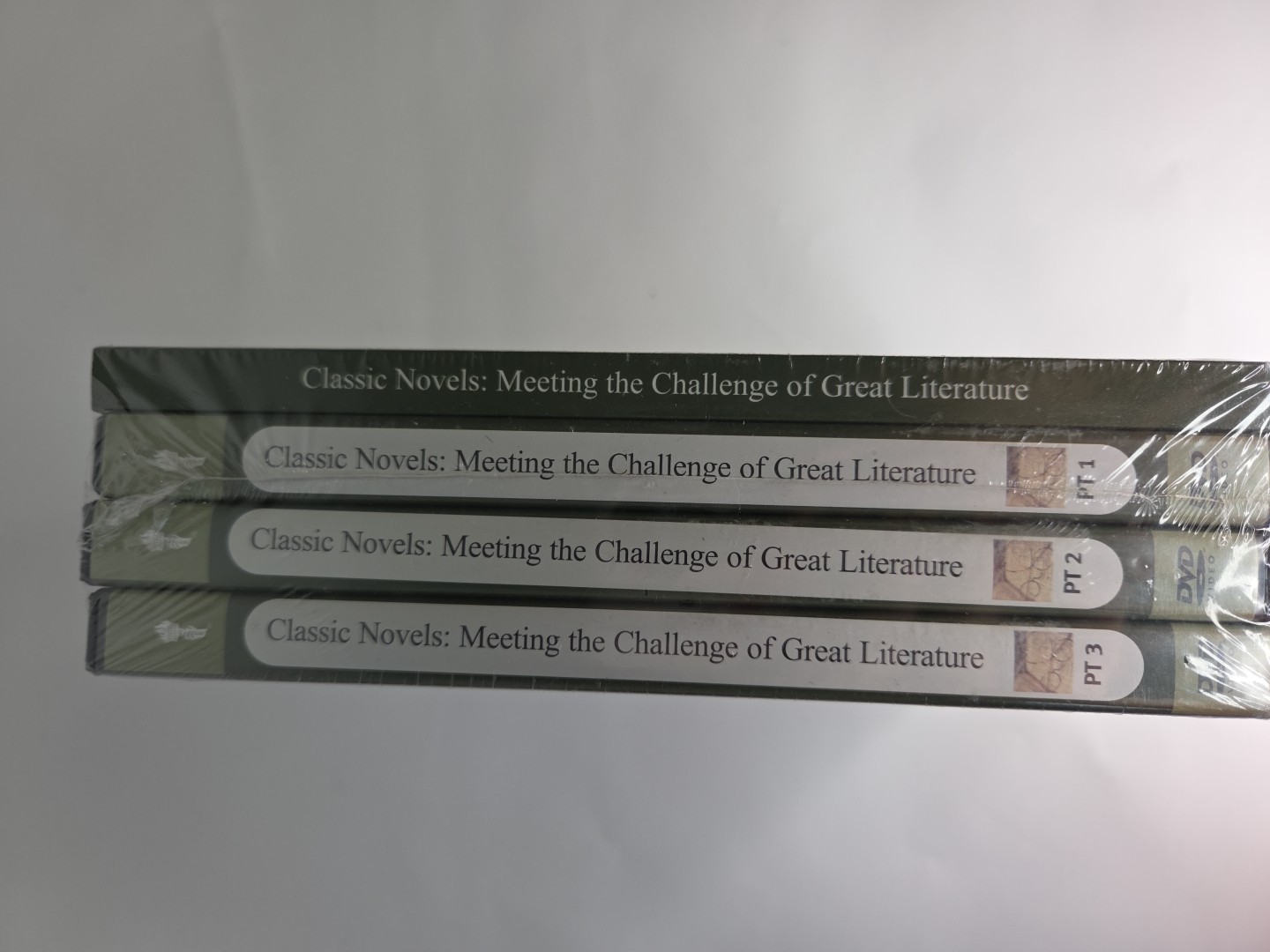 Great Courses Classic Novels: Meeting Challenge of Great Literature 3 DVD 1 Book