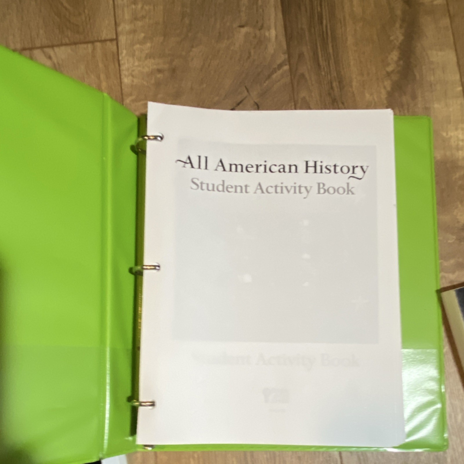 Homeschool All American History TWO COMPLETE SETS ! vol. 1 & 2