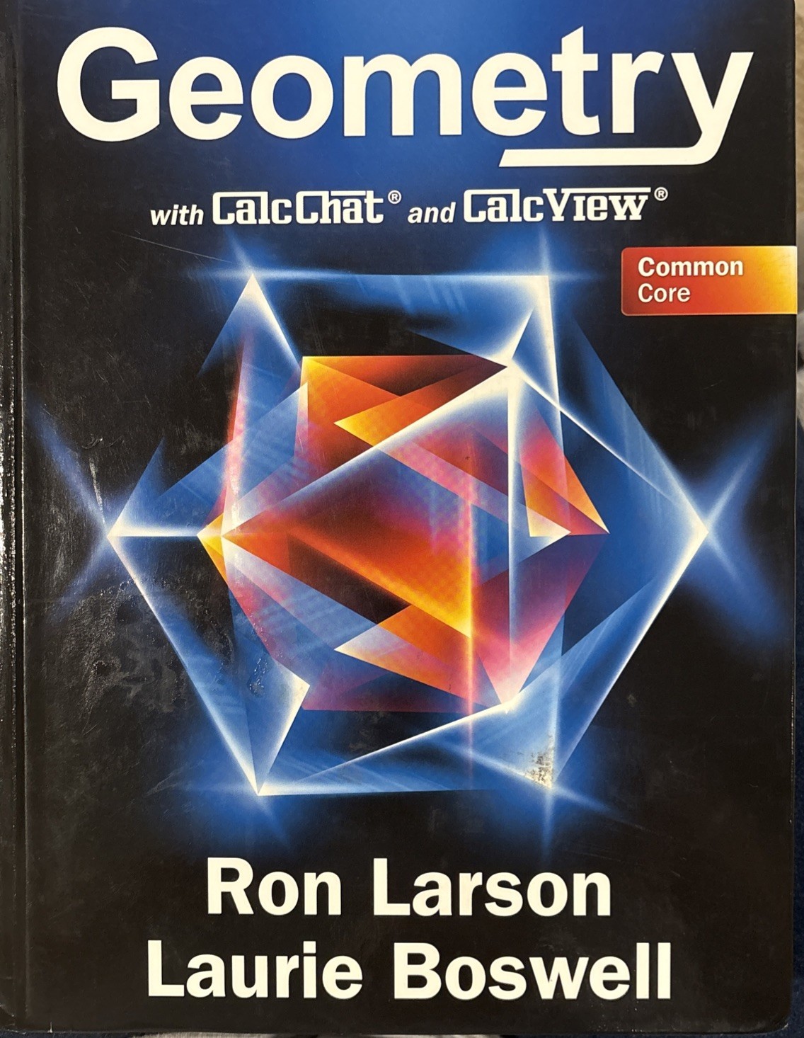 Geometry Hardcover Textbook by Ron Larson & Laurie Boswell English Mathematics