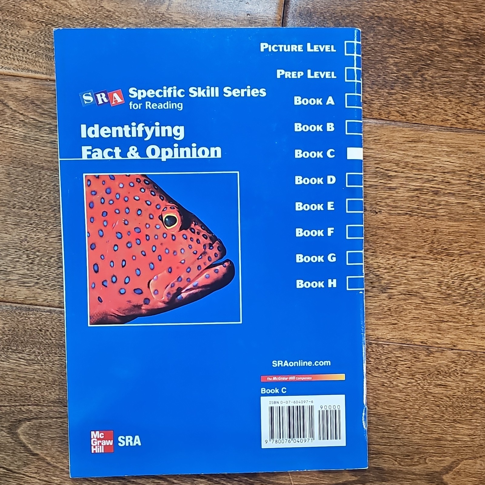 McGraw-Hill SRA Specific Skill Series for Reading Book C set 9 books Teacher