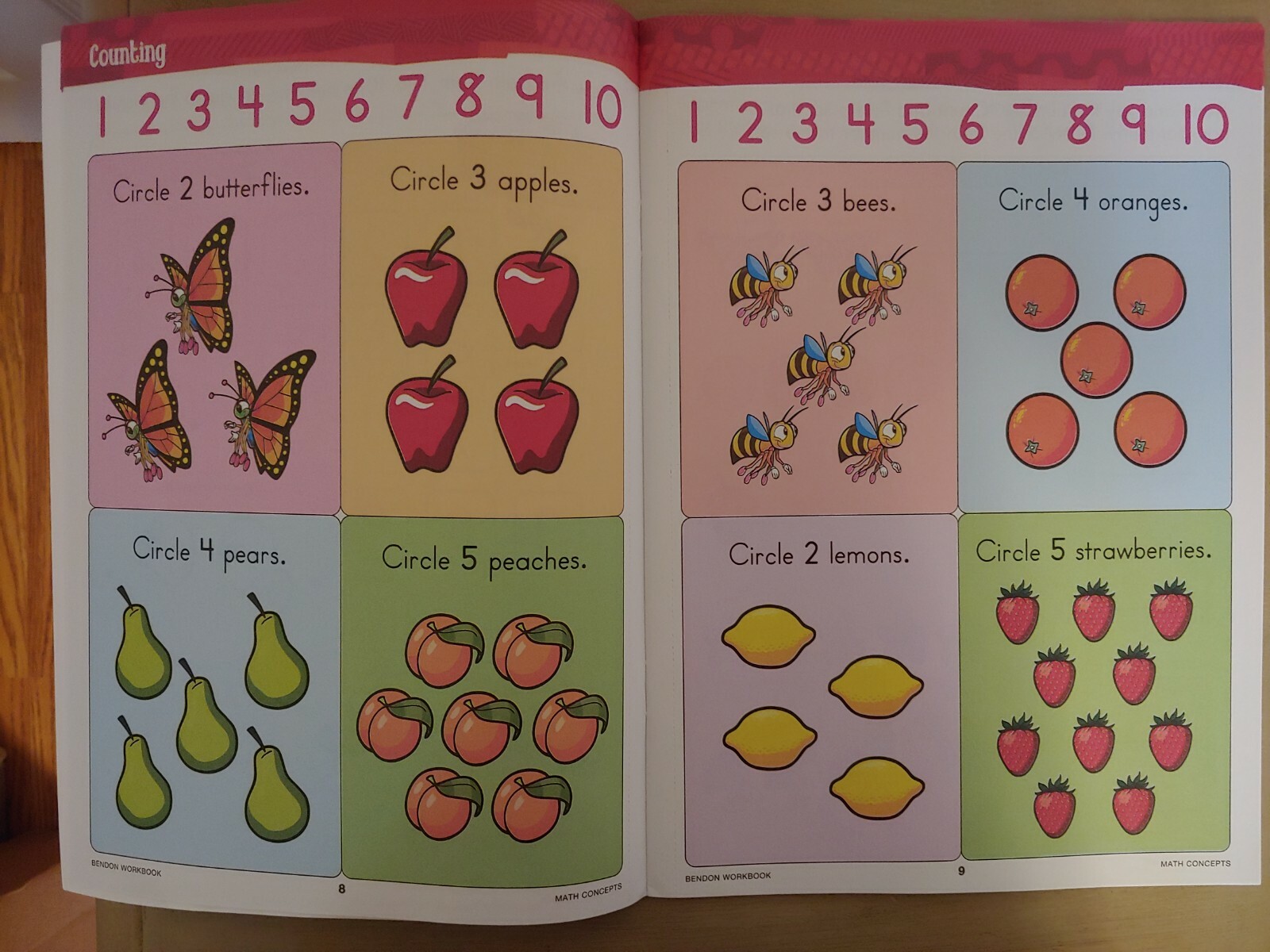 School Supplies: “Math Concepts Discovery Workbook” ~ PreK-K ~ 32 Pages  NEW