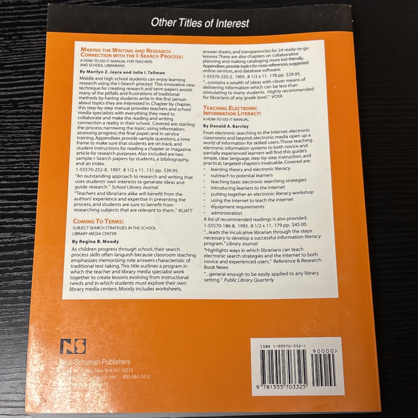 Developing An Information Literacy Program K-12: A How-To-Do-It Manual and…
