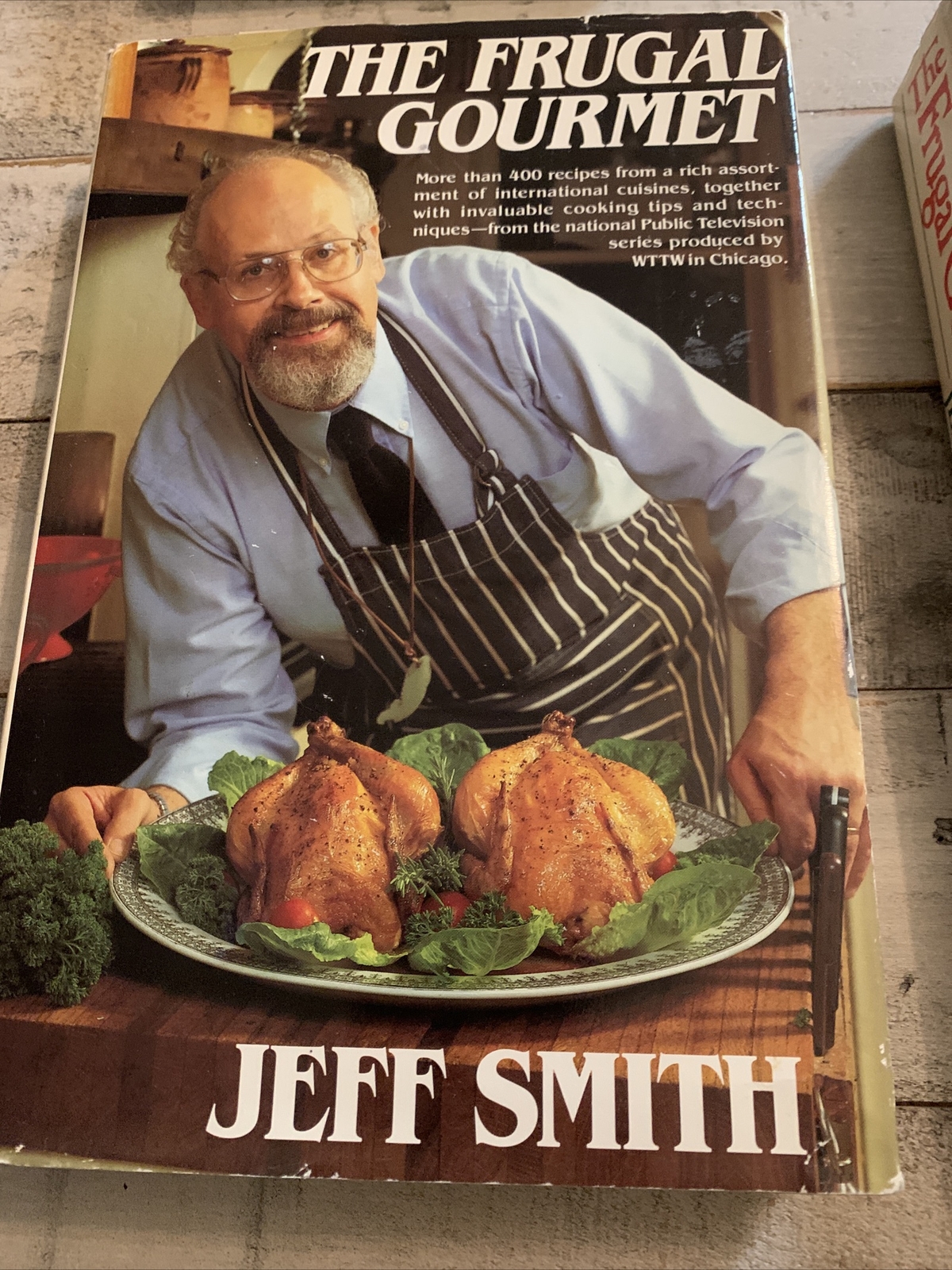 The Frugal Gourmet Cooks American by Jeff Smith (1995, Hardcover, Large Type / l